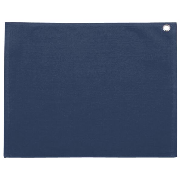 Velour Hemmed Towel with Corner Grommet & Hook Thumbnail